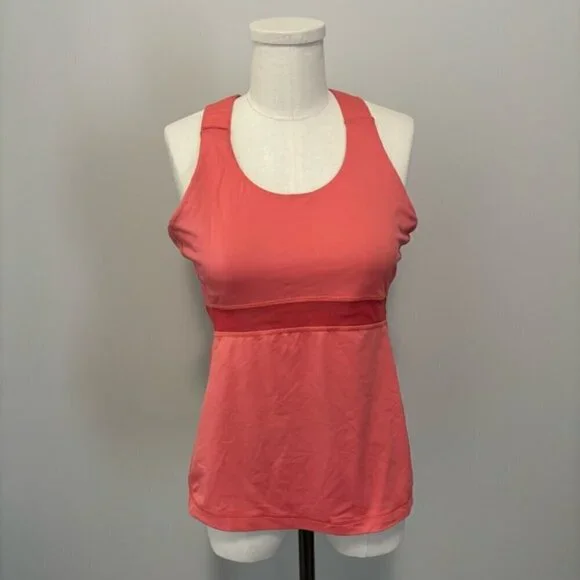 Lululemon Swift Tank Top Peach Pink Size 10 - Picture 6 of 15